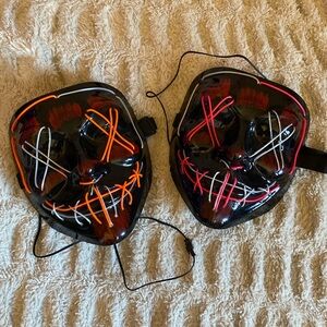 Light up masks